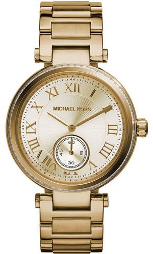 Michael Kors Skylar Gold Dial Gold Steel Strap Watch for Women - MK5867 Buy Now By Michael Kors