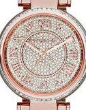 Michael Kors Skylar Rose Gold Dial Rose Gold Steel Strap Watch for Women - MK5868 Buy Now By Michael Kors
