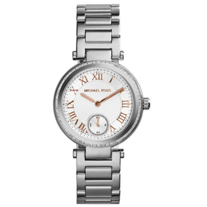 Michael Kors Skylar Quartz White Dial Silver Steel Strap Watch For Women - MK5970 Buy Now By Michael Kors