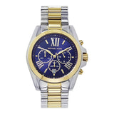 Michael Kors Bradshaw Blue Dial Two Tone Steel Strap Watch for Women - MK5976 Buy Now By Michael Kors