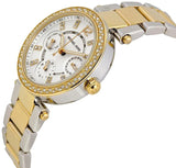 Michael Kors Parker White Dial Two Tone Steel Strap Watch for Women - MK6055 Buy Now By Michael Kors