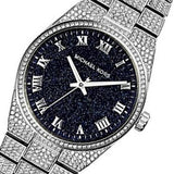 Michael Kors Channing Diamonds Black Dial Silver Steel Strap Watch for Women - MK6089 Buy Now By Michael Kors
