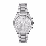 Michael Kors Brinkley Diamonds Silver Dial Silver Steel Strap Watch for Women - MK6186 Buy Now By Michael Kors