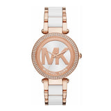 Michael Kors Parker White Dial Two Tone Steel Strap Watch for Women - MK6365 Buy Now By Michael Kors
