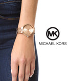 Michael Kors Garner Quartz Rose Gold Dial Rose Gold Steel Strap Watch For Women - MK6409 Buy Now By Michael Kors