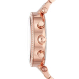 Michael Kors Parker Chronograph Purple Dial Rose Gold Steel Strap Watch For Women - MK6417 Buy Now By Michael Kors