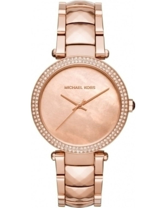 Michael Kors Parker Rose Gold Dial with Diamonds Rose Gold Steel Strap Watch for Women - MK6426 Buy Now By Michael Kors