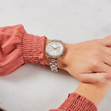 Michael Kors Sofie Chronograph Quartz White Dial Two Tone Steel Strap Watch For Women - MK6558 Buy Now By Michael Kors