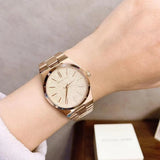 Michael Kors Channing Quartz Rose Gold Dial Rose Gold Steel Strap Watch For Women - MK6624 Buy Now By Michael Kors