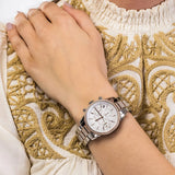 Michael Kors Ritz Chronograph White Dial Two Tone Steel Strap Watch For Women - MK6651 Buy Now By Michael Kors