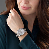 Michael Kors Ritz Chronograph White Dial Two Tone Steel Strap Watch For Women - MK6651 Buy Now By Michael Kors