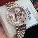 Michael Kors Parker Quartz Rose Gold Dial Rose Gold Steel Strap Watch For Women - MK6660 Buy Now By Michael Kors