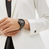 Michael Kors Runway Quartz Black Dial Black Steel Strap Watch For Women - MK6683 Buy Now By Michael Kors