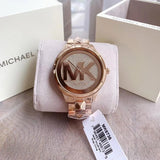 Michael Kors Runway Mercer Quartz Rose Gold Dial Rose Gold Steel Strap Watch For Women - MK6736 Buy Now By Michael Kors