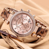 Michael Kors Parker Chronograph Rose Gold Dial Two Tone Steel Strap Watch For Women - MK6832 Buy Now By Michael Kors