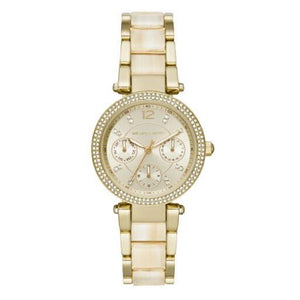 Michael Kors Parker Analog Gold Dial Gold Steel Strap Watch For Women - MK6833 Buy Now By Michael Kors