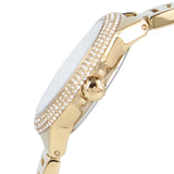 Michael Kors Mini Camille Chronograph White Dial Rose Gold Steel Strap Watch For Women - MK6844 Buy Now By Michael Kors