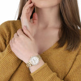 Michael Kors Mini Camille Chronograph White Dial Rose Gold Steel Strap Watch For Women - MK6844 Buy Now By Michael Kors