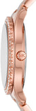 Michael Kors Layton Three Hand Red Dial Rose Gold Steel Strap Watch For Women - MK6893 Buy Now By Michael Kors