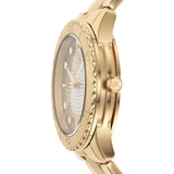 Michael Kors Runway Three-Hand Gold Dial Gold Steel Strap Watch For Women - MK6911 Buy Now By Michael Kors