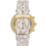 Michael Kors Parker Chronograph White Dial White Leather Strap Watch For Women - MK6916 Buy Now By Michael Kors