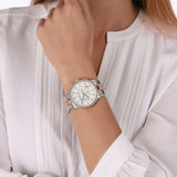 Michael Kors Ritz Chronograph Silver Dial Two Tone Steel Strap Watch For Women - MK6938 Buy Now By Michael Kors