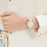 Michael Kors Parker Chronograph White Dial Two Tone Leather Strap Watch For Women - MK6951 Buy Now By Michael Kors