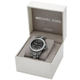 Michael Kors Everest Chronograph Black Dial Grey Steel Strap Watch For Women - MK6974 Buy Now By Michael Kors