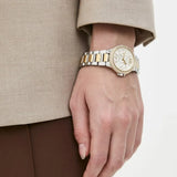 Michael Kors Camille Multifunction Silver Dial Two Tone Steel Strap Watch For Women - MK6982 Buy Now By Michael Kors