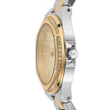 Michael Kors Lennox Three-Hand Gold Dial Two Tone Steel Strap Watch For Women - MK6988 Buy Now By Michael Kors