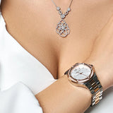 Michael Kors Lennox Three Hand Quartz Silver Dial Two Tone Steel Strap Watch For Women - MK6989 Buy Now By Michael Kors