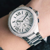 Michael Kors Camille Crystals Quartz Silver Dial Silver Steel Strap Watch for Women - MK6993 Buy Now By Michael Kors