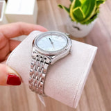 Michael Kors Mindy White Dial Silver Steel Strap Watch For Women - MK7075 Buy Now By Michael Kors