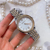 Michael Kors Mindy Three Hand White Dial Two Tone Steel Strap Watch For Women - MK7084 Buy Now By Michael Kors