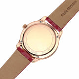 Michael Kors Runway Three-Hand Quartz Red Dial Red Leather Strap Watch For Women - MK7179 Buy Now By Michael Kors
