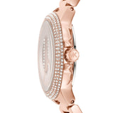 Michael Kors Camille Three Hand Rose Gold Dial Rose Gold Steel Strap Watch For Women - MK7197 Buy Now By Michael Kors