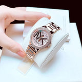 Michael Kors Camille Three Hand Rose Gold Dial Rose Gold Steel Strap Watch For Women - MK7197 Buy Now By Michael Kors