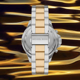 Michael Kors Everest Chronograph Black Dial Two Tone Steel Strap Watch For Women - MK7209 Buy Now By Michael Kors