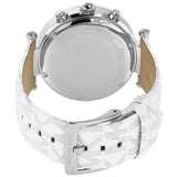 Michael Kors Parker Chronograph White Dial White Leather Strap Watch For Women - MK7226 Buy Now By Michael Kors