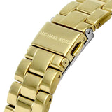 Michael Kors Lennox Three Hand Gold Dial Gold Steel Strap Watch For Women - MK7229 Buy Now By Michael Kors