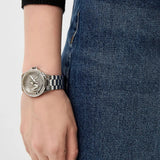 Michael Kors Lennox Quartz Silver Dial Silver Steel Strap Watch For Women - MK7234 Buy Now By Michael Kors