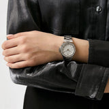 Michael Kors Lennox Three Hand Silver Dial Silver Steel Strap Watch For Women - MK7280 Buy Now By Michael Kors