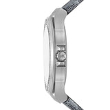 Michael Kors Lennox Quartz Black Dial Grey Leather Strap Watch For Women - MK7309 Buy Now By Michael Kors