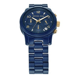 Michael Kors Runway Analog Blue Dial Blue Steel Strap Watch for Women - MK7332 Buy Now By Michael Kors