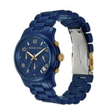 Michael Kors Runway Analog Blue Dial Blue Steel Strap Watch for Women - MK7332 Buy Now By Michael Kors