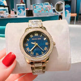 Michael Kors Tibby Multifunction Analog Black Dial Gold Steel Strap Watch for Women - MK4684 Buy Now By Michael Kors