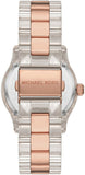 Michael Kors Runway Analog Crystals Rose Gold Dial Two Tone Steel Strap Watch for Women - MK7355 Buy Now By Michael Kors