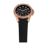Michael Kors Mini Pilot Black Dial Black Silicone Strap Watch For Women - MK7373 Buy Now By Michael Kors