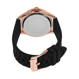 Michael Kors Mini Pilot Black Dial Black Silicone Strap Watch For Women - MK7373 Buy Now By Michael Kors