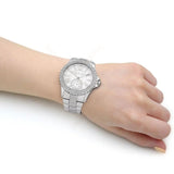 Michael Kors Everest Three hand Silver Dial Silver Steel Strap Watch For Women - MK7403 Buy Now By Michael Kors